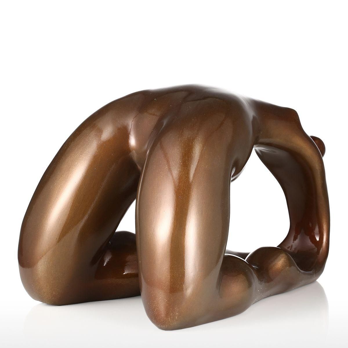 Plump Woman- Yoga Circle Tomfeel Resin Sculpture Home Decoration  Design Yoga