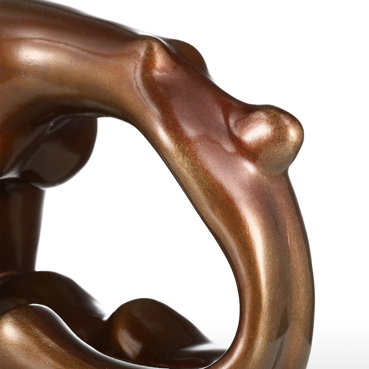 Plump Woman- Yoga Circle Tomfeel Resin Sculpture Home Decoration  Design Yoga