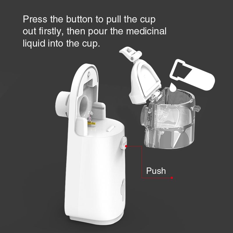 Handheld Ultrasonic Nebulizer DC Portable Medical Mesh Nebulizer
