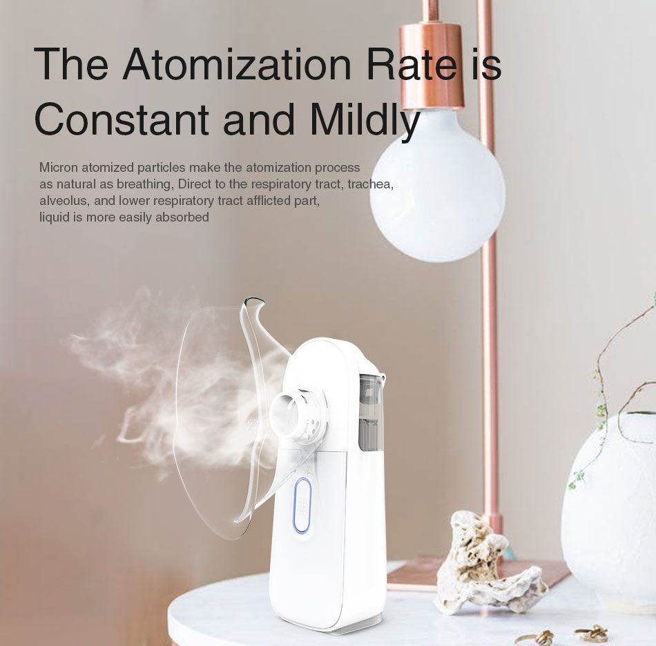 Handheld Ultrasonic Nebulizer DC Portable Medical Mesh Nebulizer