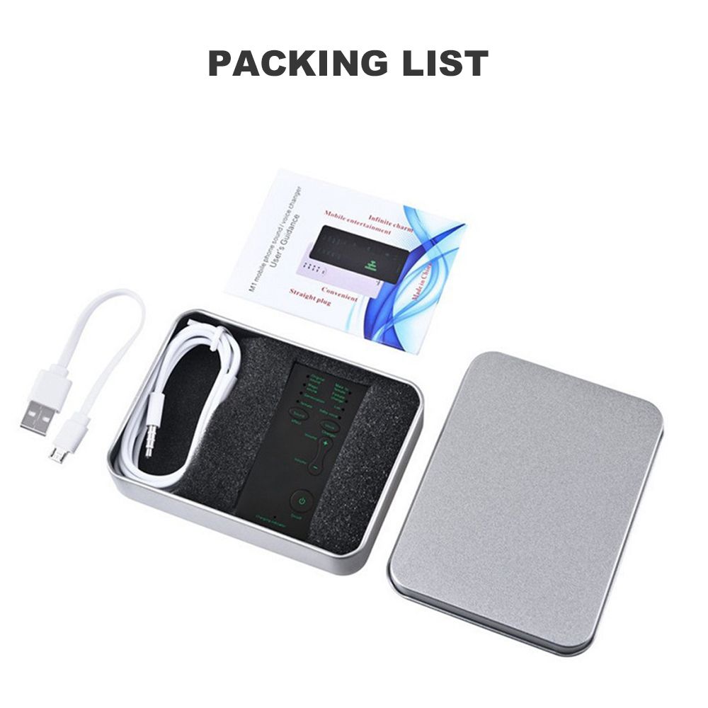 Mini Portable Sound Effects Machine Voice Changer Device