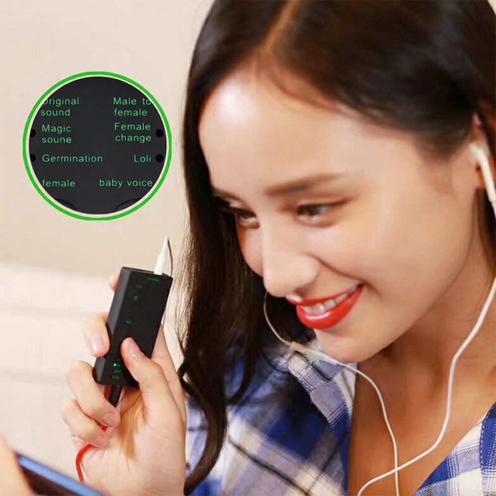 Mini Portable Sound Effects Machine Voice Changer Device
