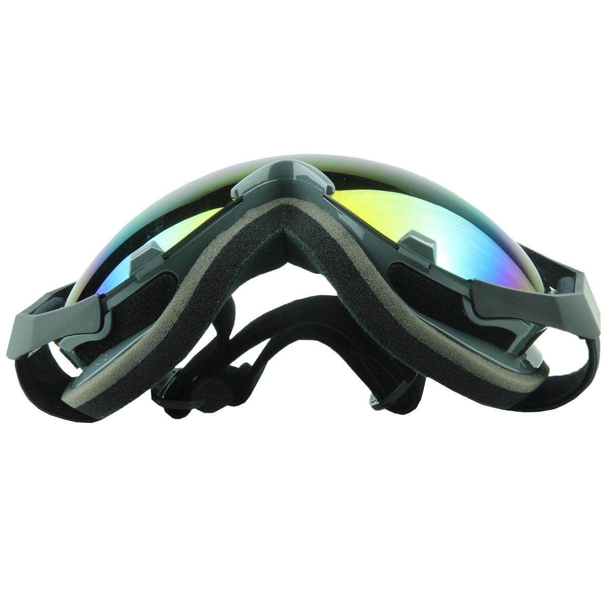 Mosodo Skiing Snowboard Adult Anti-fog UV Snow Ski Spherical Dual Lense Gray Frame (msd72-gr04)