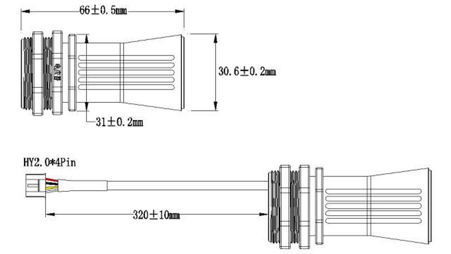 High Accuracy Waterproof Ultrasonic Distance Sensor Smog Pi