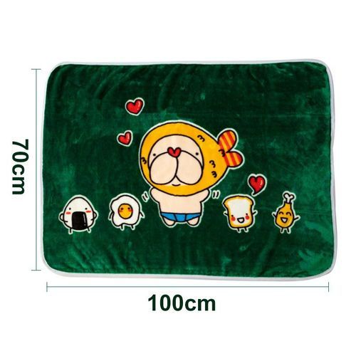 100*70CM Warm Flannel Pet Dog Cat Pad Blanket Warming [Blue]