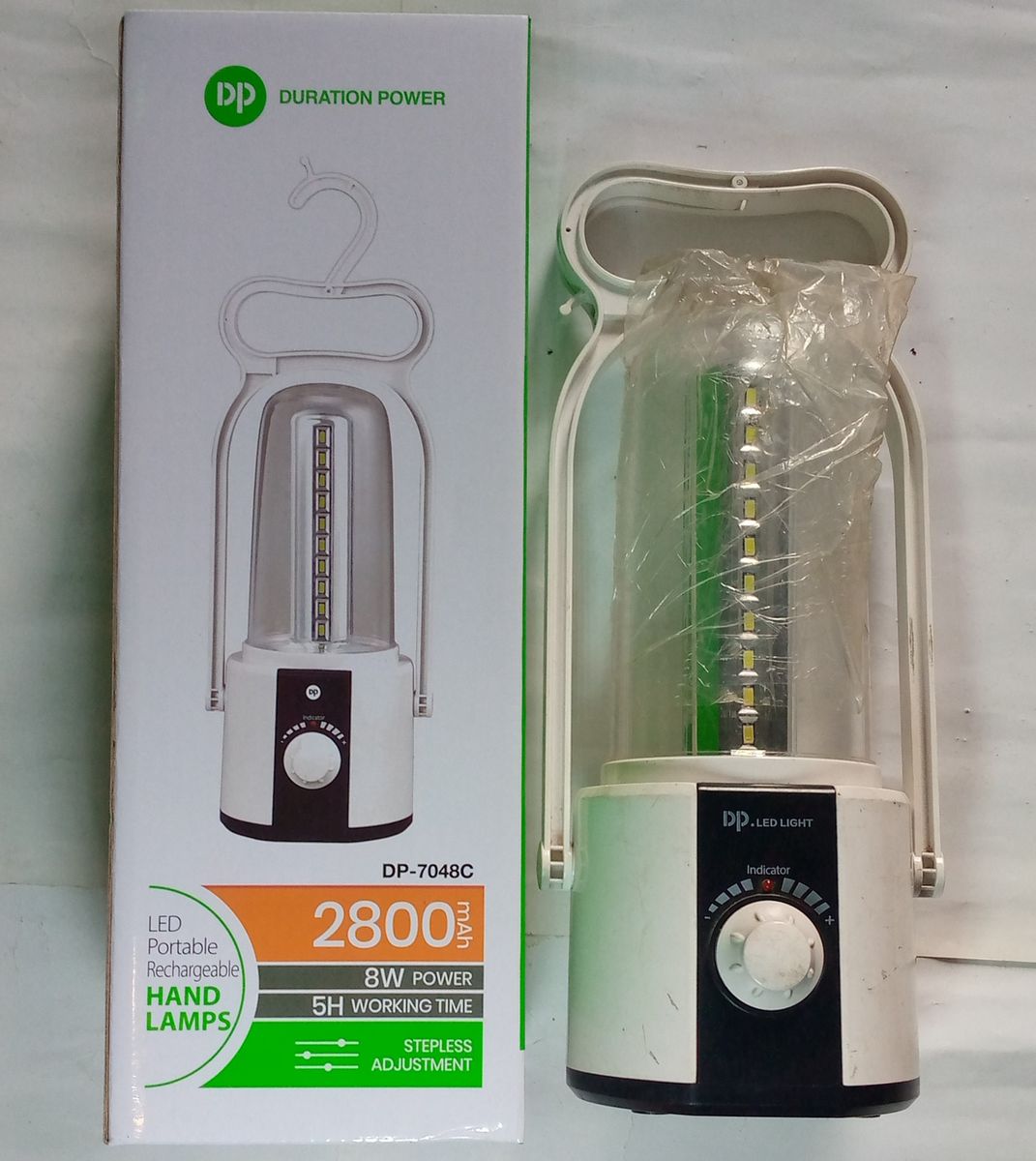 RECHARGEABLE TORCHLIGHT LAMP  DP7048C 2600MAH WHITE