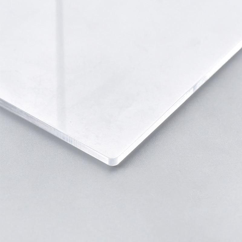 2Pcs Transparent Acrylic Desk Book Shelf Bookend Stationery