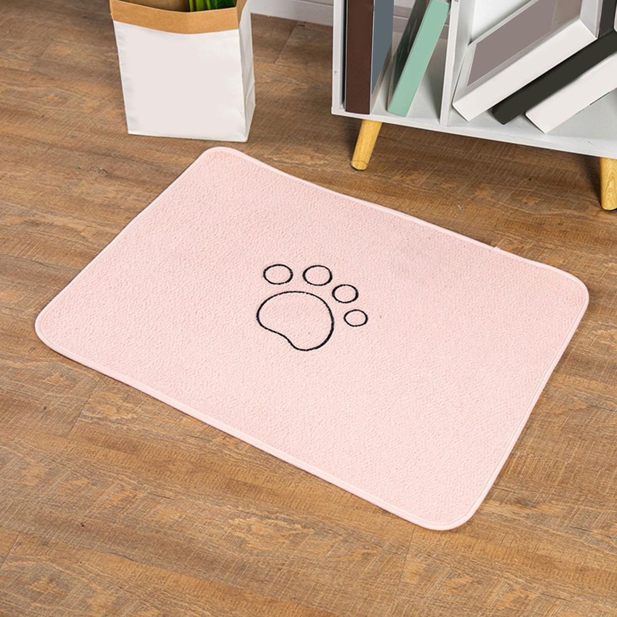 Dog Mat Warm Sleep Set Dog Bed Carpet Light Pink