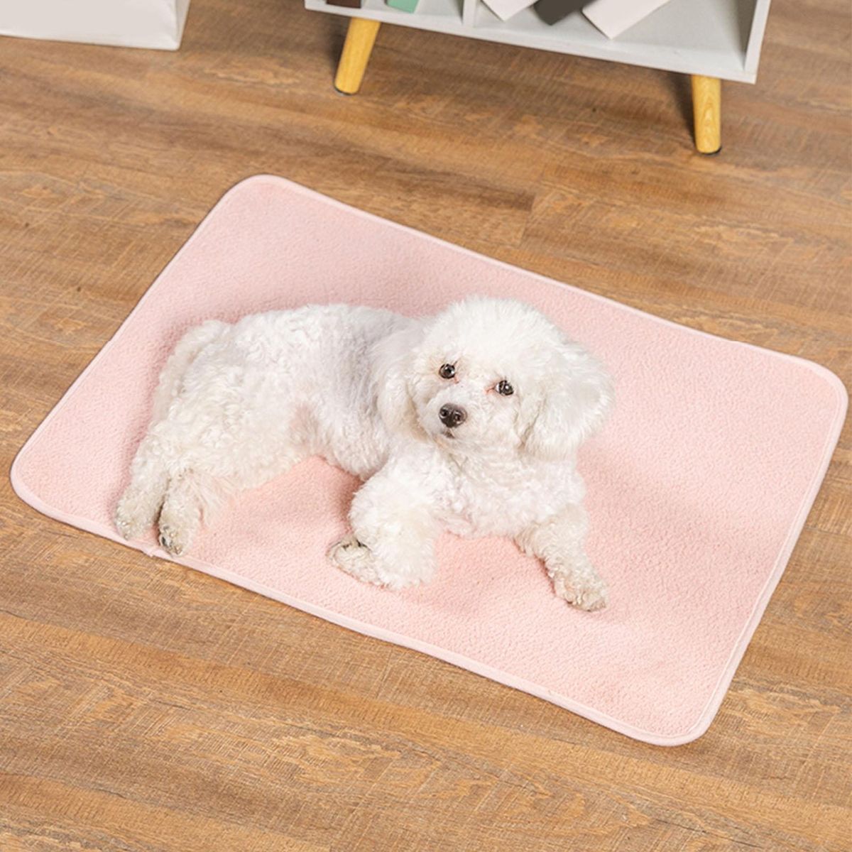 Dog Mat Warm Sleep Set Dog Bed Carpet Light Pink