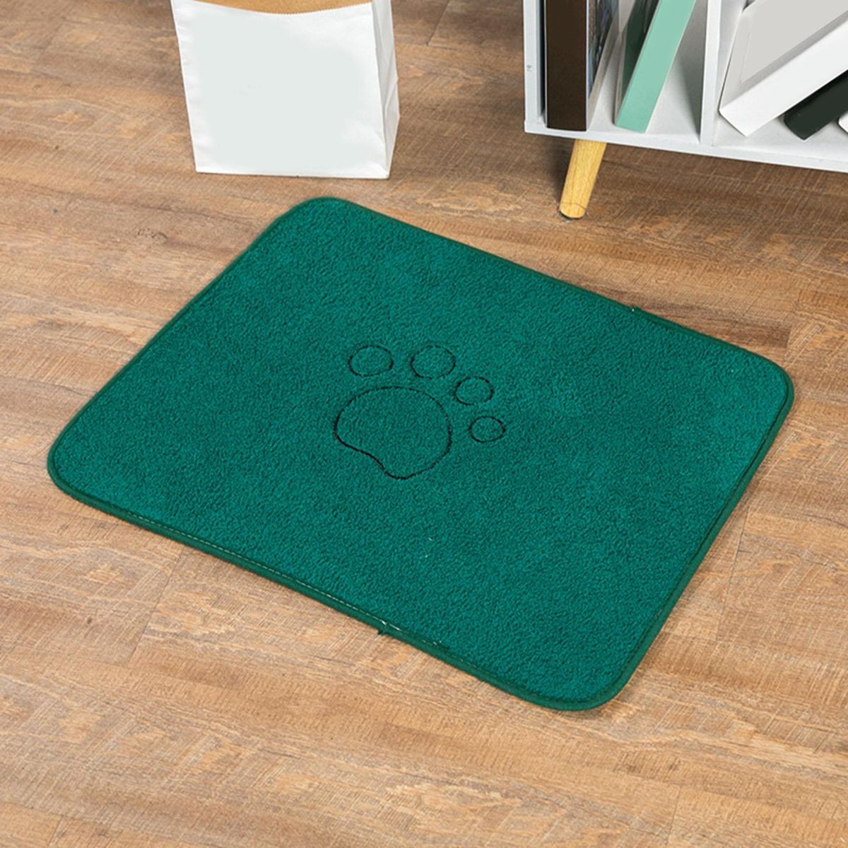 Dog Mat Cat Blanket Warm Puppy Mat Dark Green
