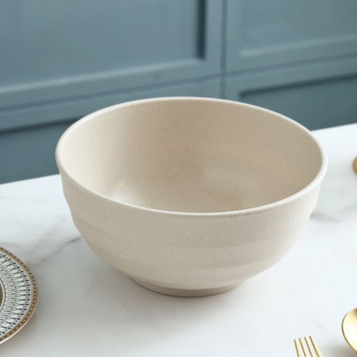 Cereal Bowl Household Soup Bowl Bowl Beige