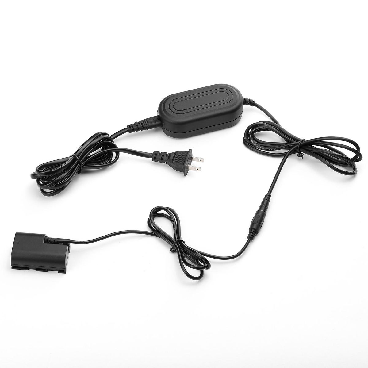 E6 AC Power Supply LP-E6 LP-E6N DC Coupler Dummy Battery Adapter Camera Charger for Canon EOS 5DS 5DS R 5D Mark II III IV 60D 60Da 6D 70D 7D 7D Mark II 80D DSLR(US Plug)