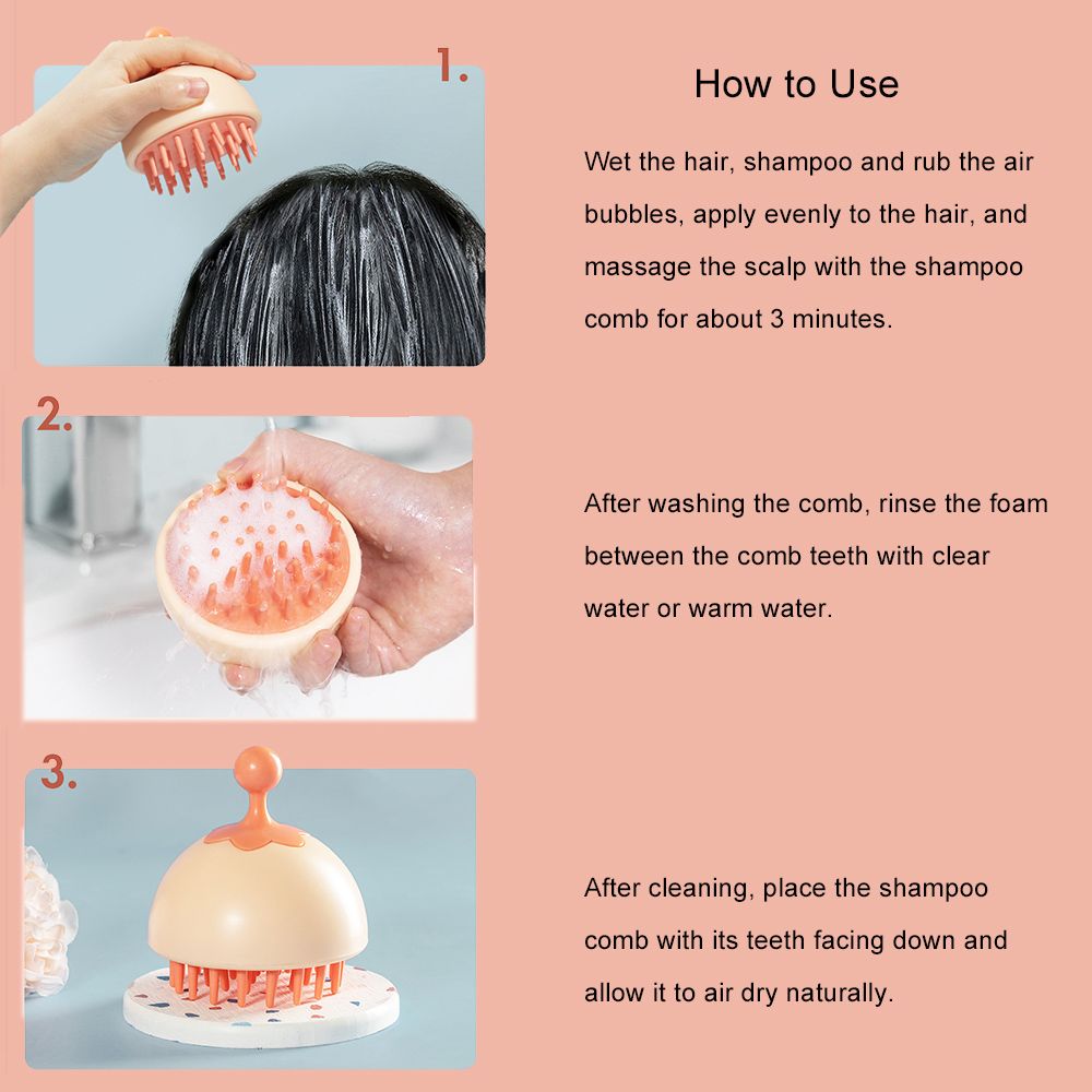 Scalp Massager Shampoo Brush Scalp Brush Hair Scrubber Hair