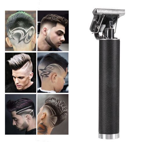 USB 5W Electric Hair Clipper Pro Grooming Cordles Black Grey
