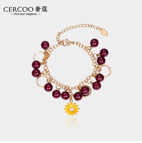 Daisy Qinghuan Series Bracelet Ins Niche Design New Female Imitation Shell Beads