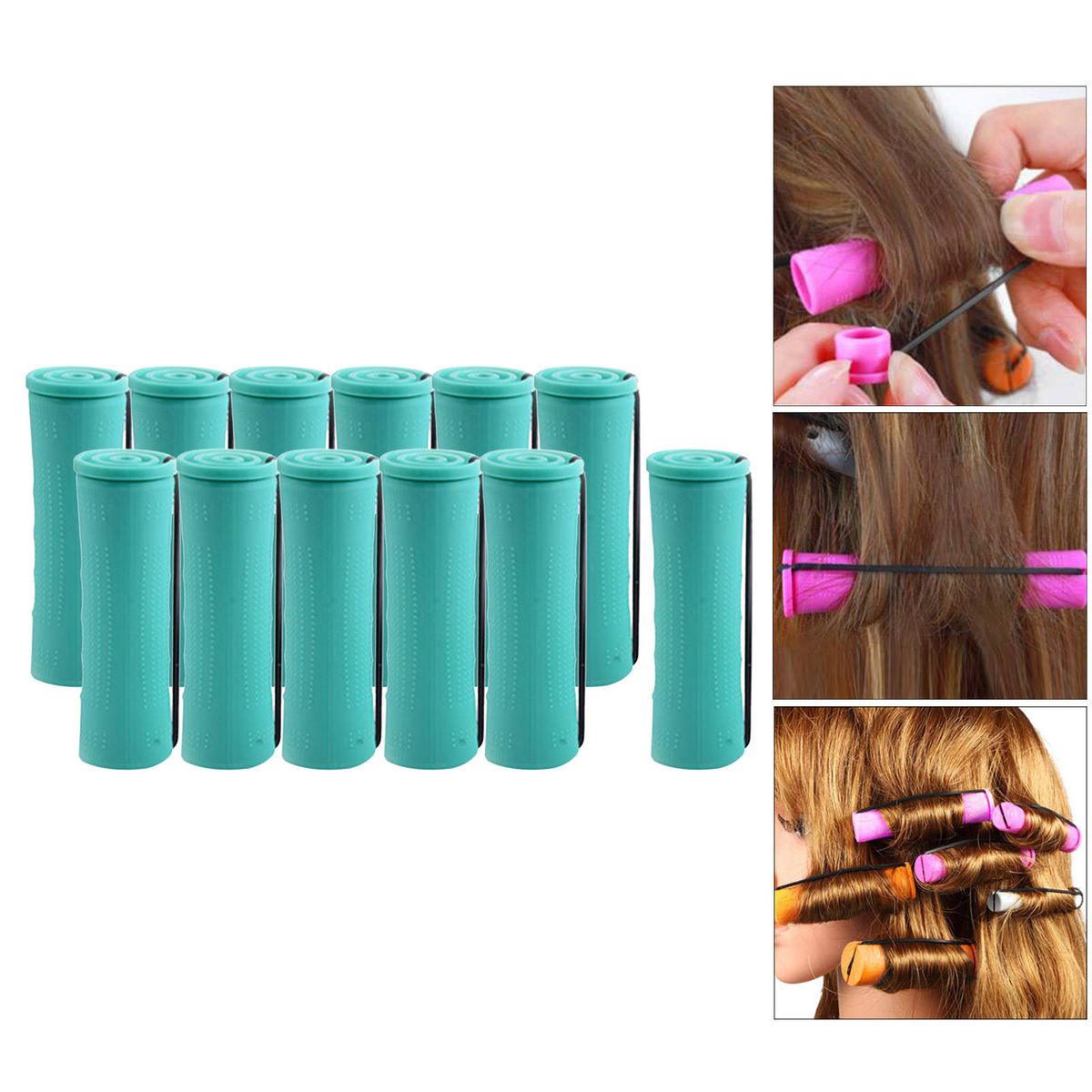 Cold Wave Perm Rods Curling Hair Curly Wavy Rod 1Pack Hair 12Pcs 2.5cm