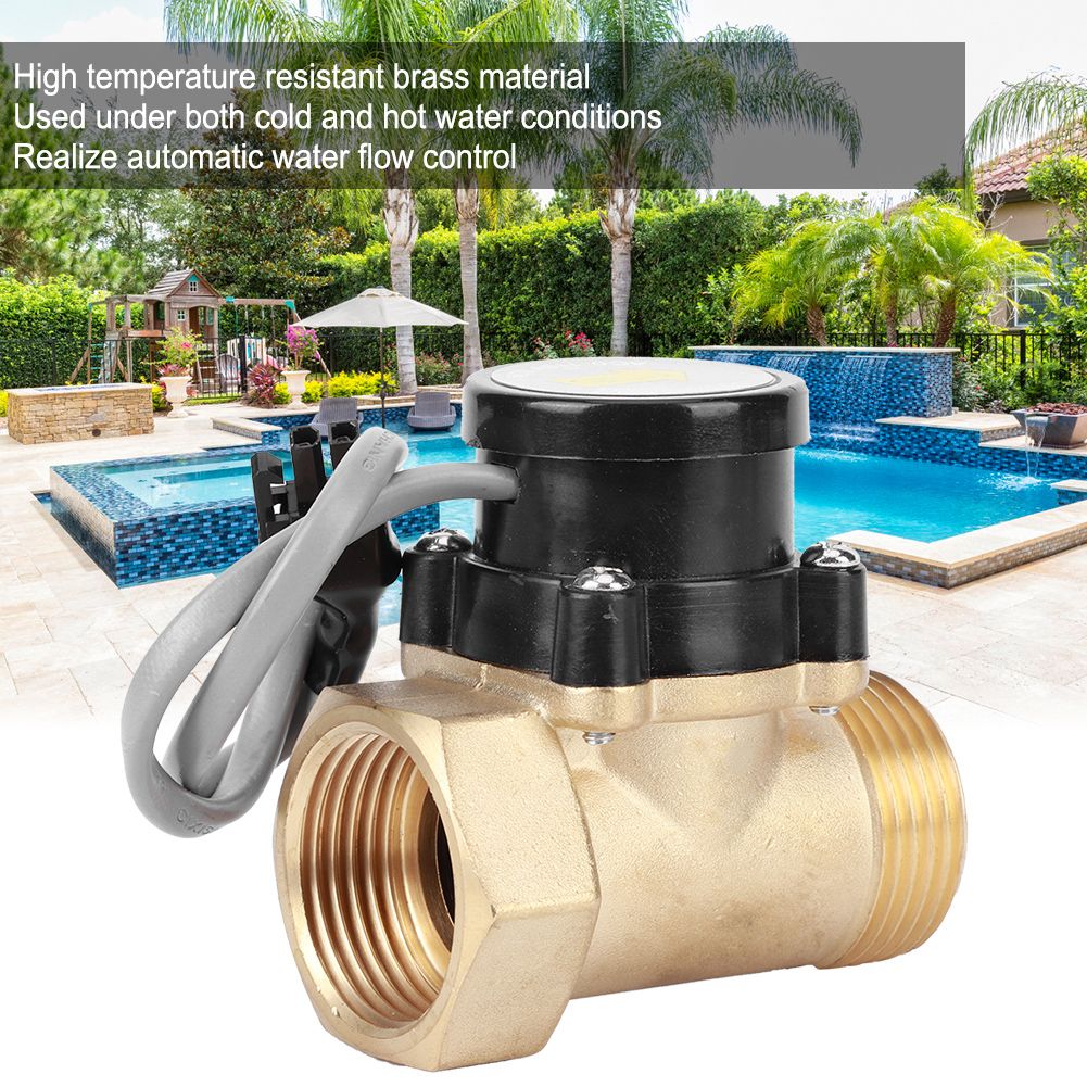 HT-30 1-1 110V Water Pump Flow Sensor Pipeline Switch G1in