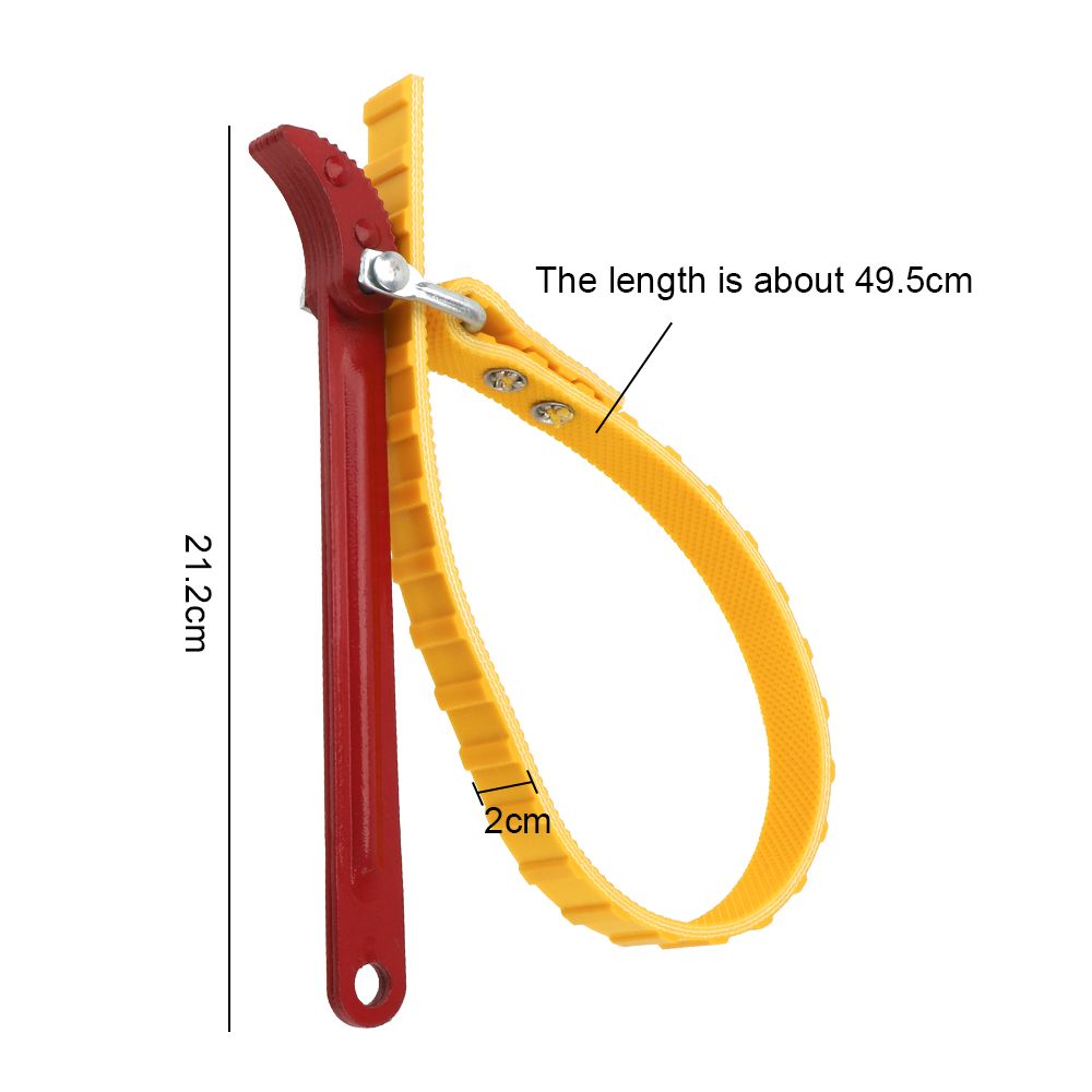 Yosolo Oil Filter Wrench Belt Wrench Oil Filter Adjustable
