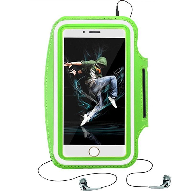 Waterproof Gym Sports Running Armband For Iphone Xs XR X 8 4 4s 5 5s 5c SE 6 6s 7 7s Plus Arm Band Phone Bag Case