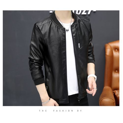 Mens Leather Jacket Lightweight Jacket