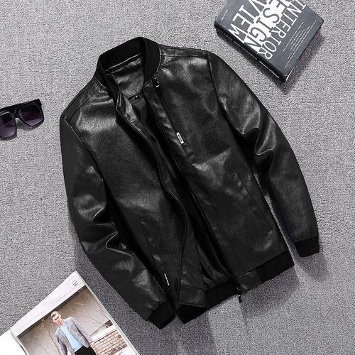 Mens Leather Jacket Lightweight Jacket