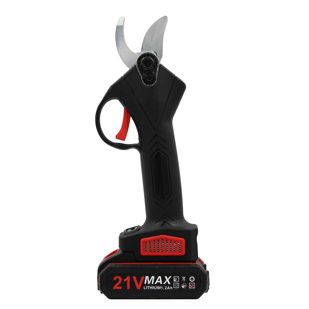 21V Portable Handheld Cordless Electric Pruning Shears with Carry Case Rechargeable 1200mAh Lithium Battery & Charger Powered Tree Branch Pruner Garden Clippers 30mm Cutting Diameter