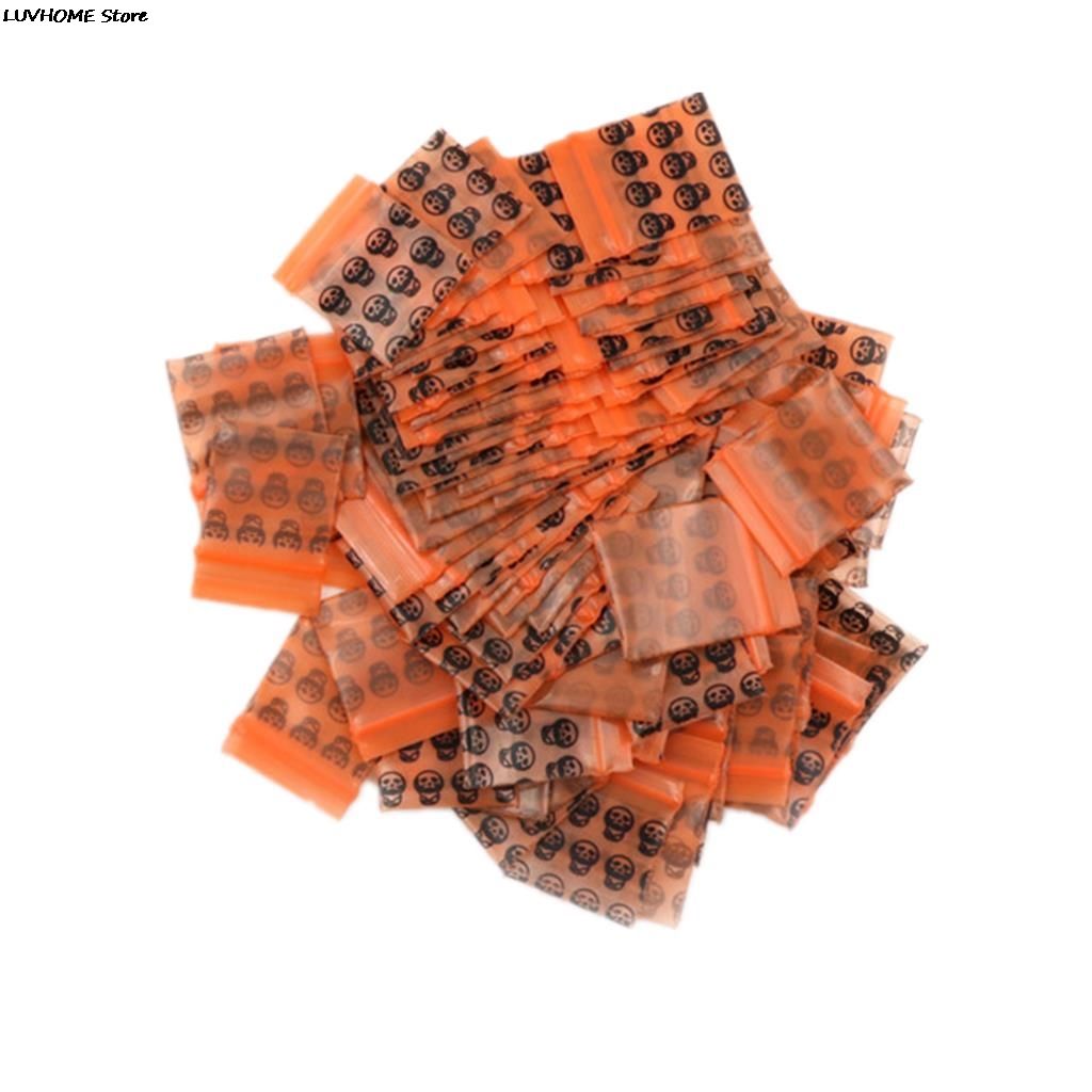 100pcs Ziplock Pill Packaging Pouches Mini Zip Lock Bags
