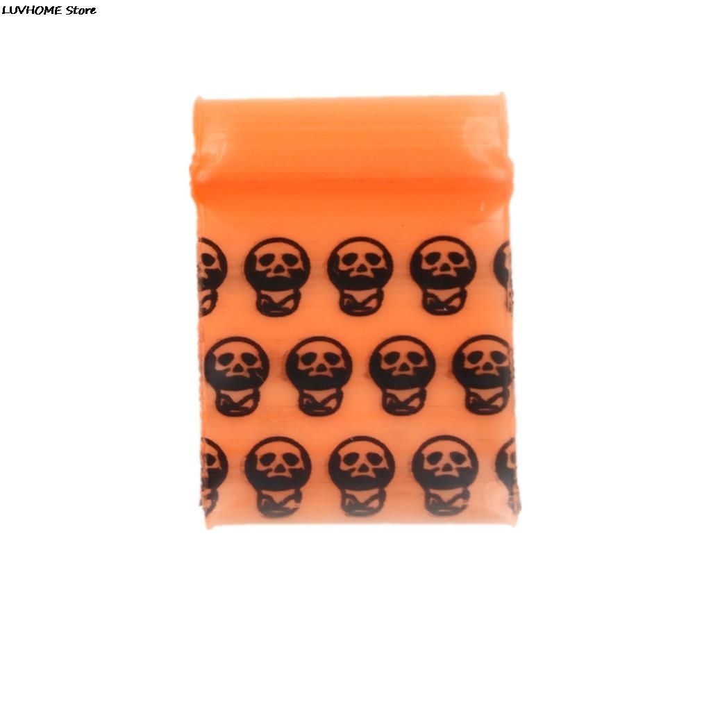 100pcs Ziplock Pill Packaging Pouches Mini Zip Lock Bags