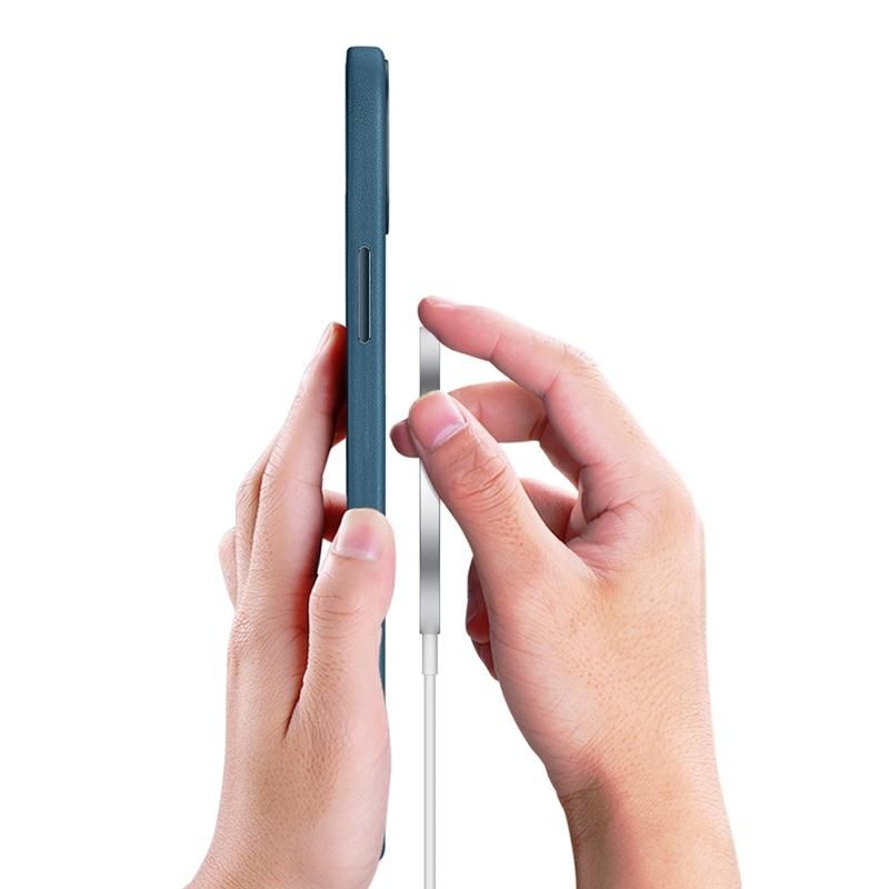 R-JUST Leather Case for iPhone 12 Pro Luxury Magnetic