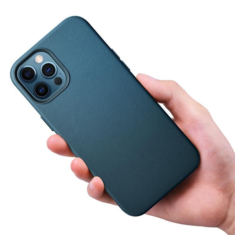 R-JUST Leather Case for iPhone 12 Pro Luxury Magnetic