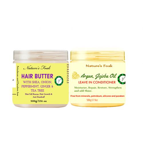 Hair Growth Butter And Leave In Conditioning Cream