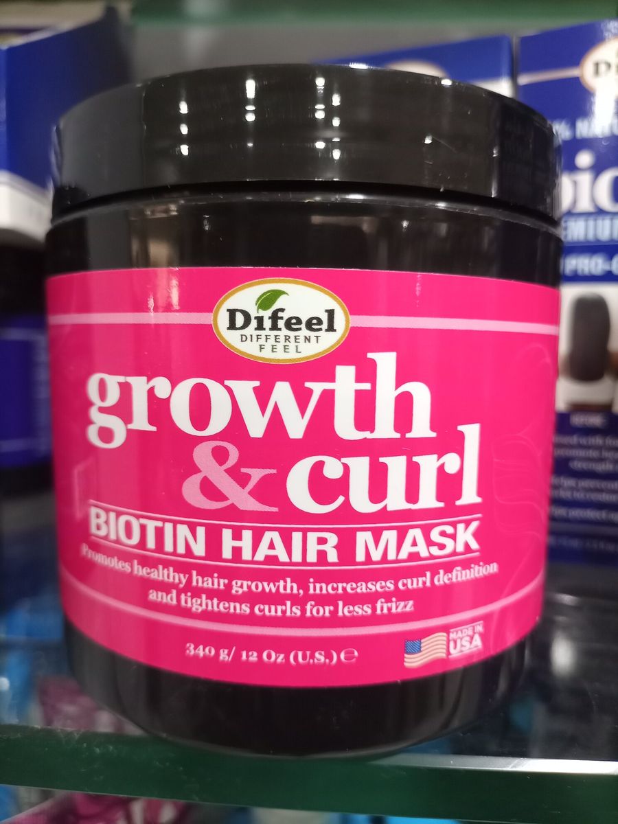 Growth & Curl Biotin Hair Mask-340 Gm/12 Oz
