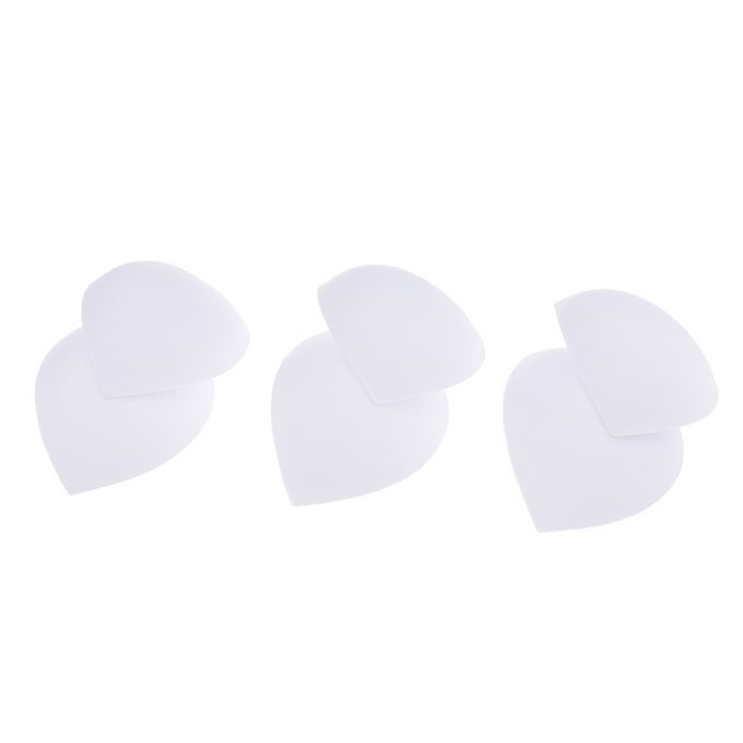 3 Pairs White Bra Pads Inserts Womens Comfortable Sports Bikini White