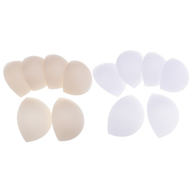 3 Pairs White Bra Pads Inserts Womens Comfortable Sports Bikini White