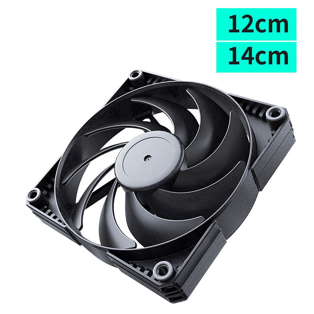 Case Fan 4-Pin PWM Cooling Fan Silent With Hydraulic Bearing For Chassis Radiator CPU Cooler Desktop 12cm