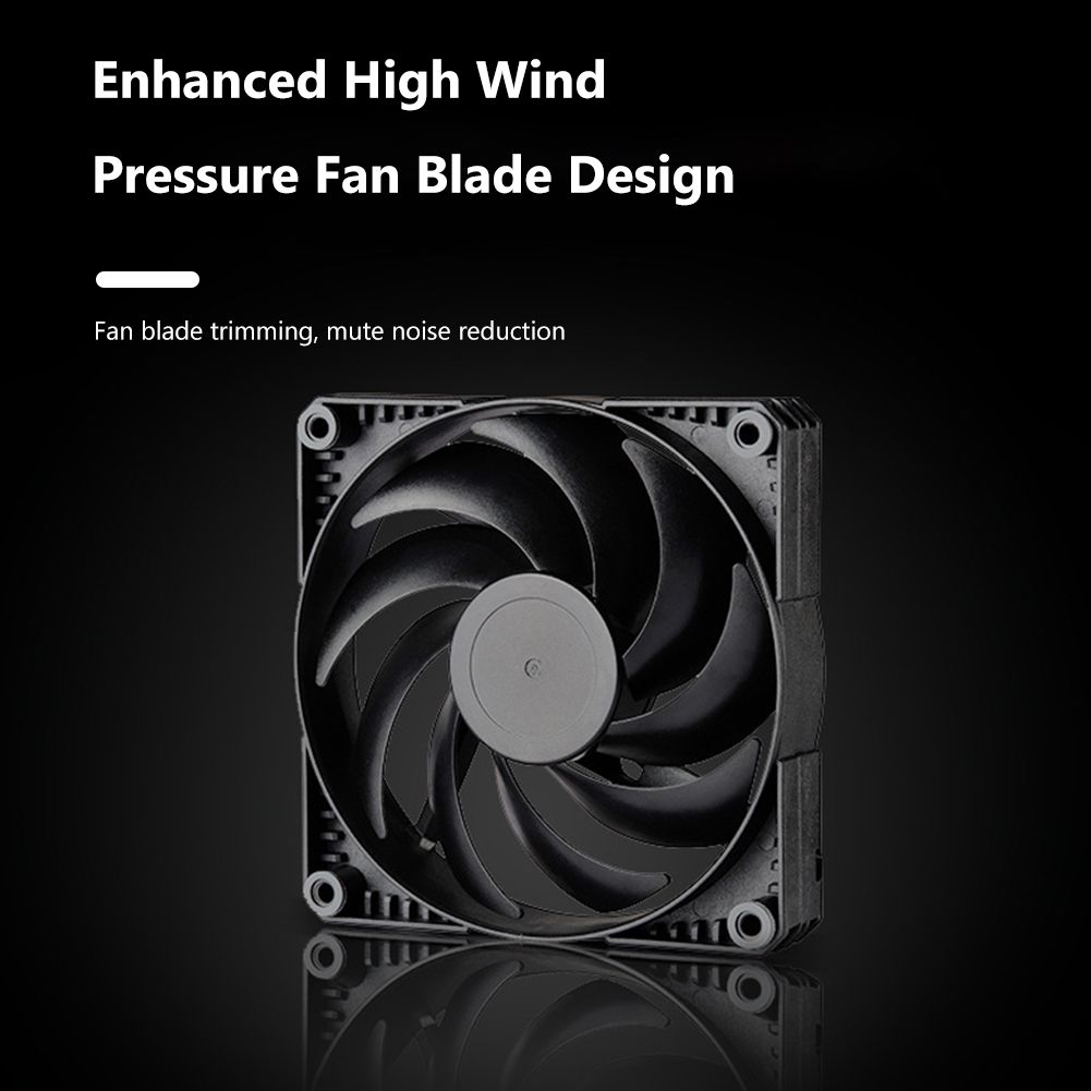 Case Fan 4-Pin PWM Cooling Fan Silent With Hydraulic Bearing For Chassis Radiator CPU Cooler Desktop 12cm