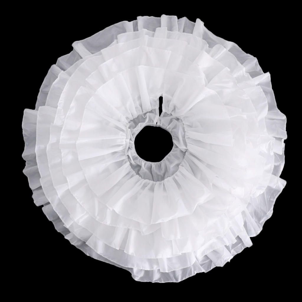 Women Girls Dress 4-Hoop Crinoline Petticoat Children Gown Underskirt
