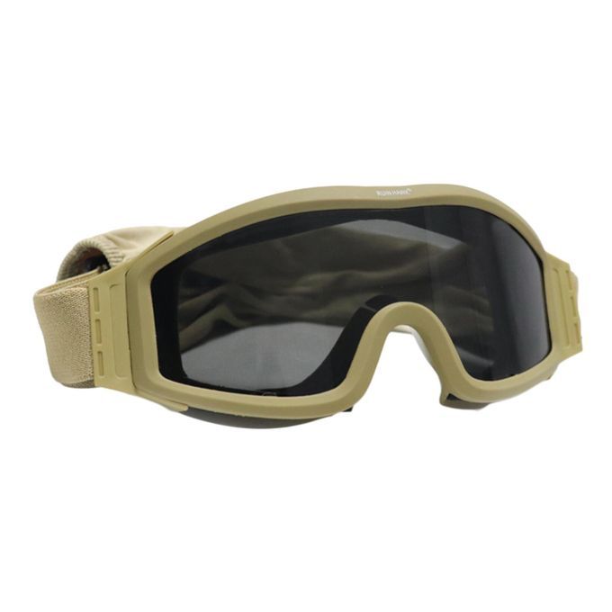 Glasses Interchangeable Lens Anti UV For Sport Combat Khaki