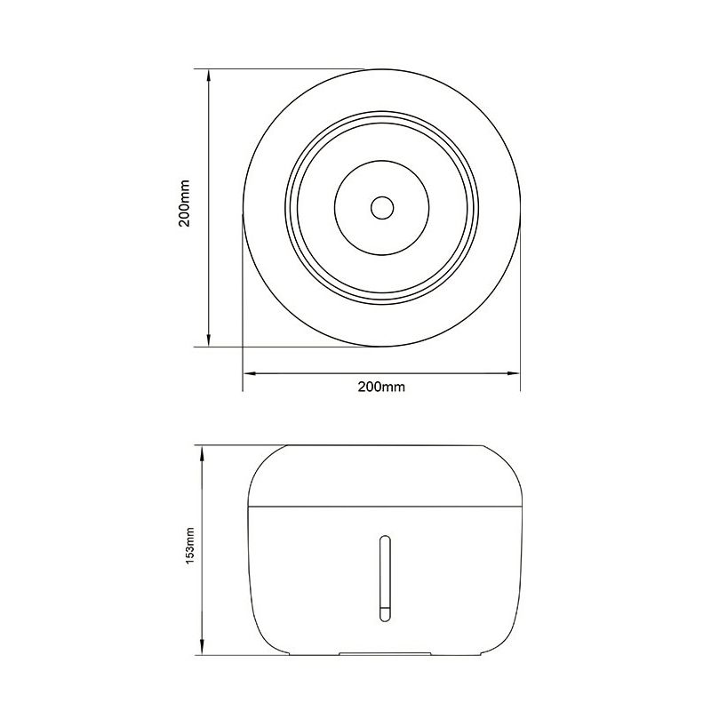 Pet Drinking Fountain Water Dispenser For Pets, Specification: 20x20x15.3cm