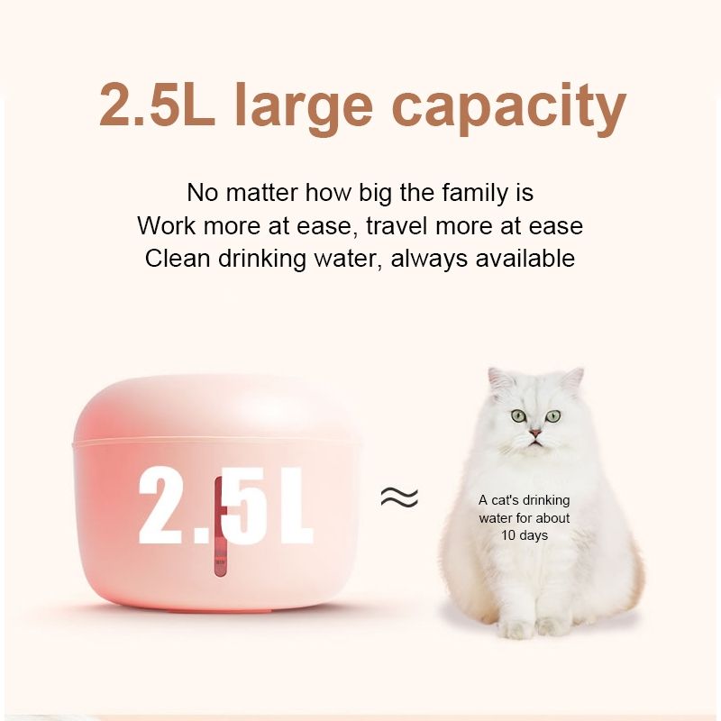 Pet Drinking Fountain Water Dispenser For Pets, Specification: 20x20x15.3cm