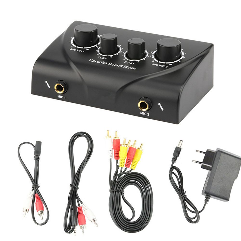 Pro Portable Mini Digital Audio Sound Karaoke Echo-Black