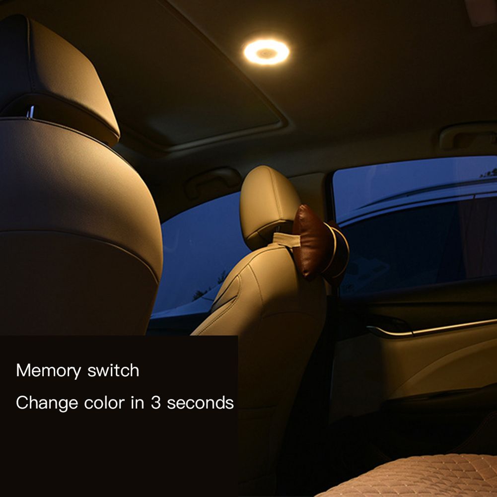 Rechargeable Car Auto Interior Magnetic Ceiling-Blue White