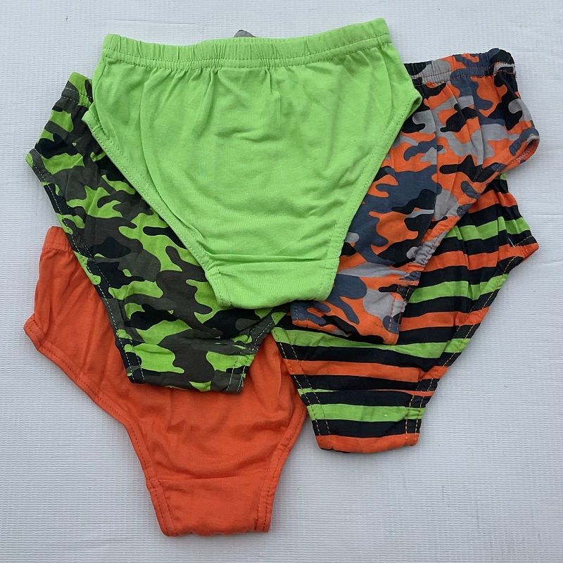 Set Of 5 Boys Bright Briefs