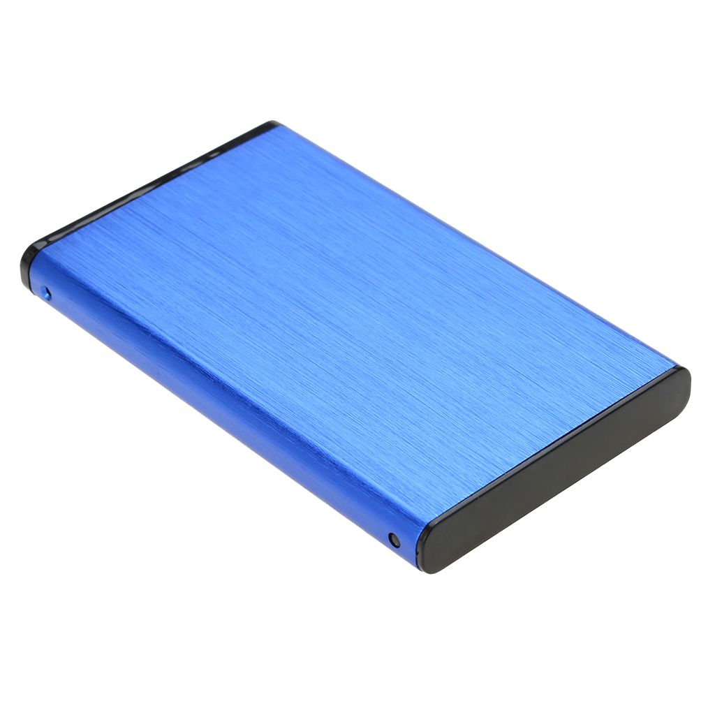 Blue USB2.0 IDE 2.5" External Hard Disk Drive HDD Case Box Blue
