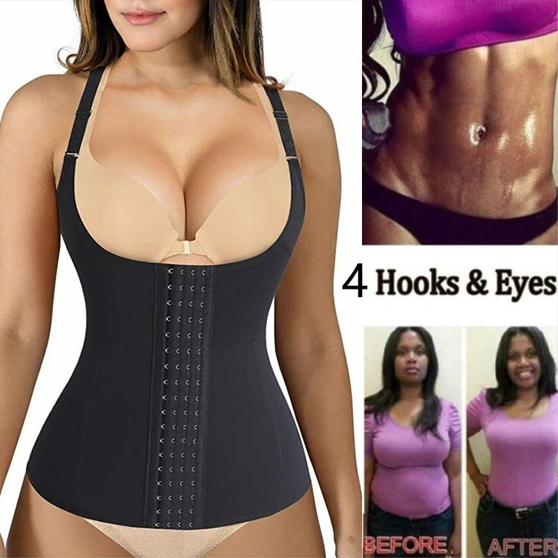 Flat Stomach For Slim Woman Neoprene Body Sweat Vest Sauna Post-partum Support Waist Trainer Corset Abdomen Reducer