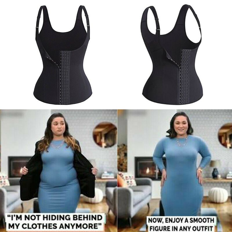 Flat Stomach For Slim Woman Neoprene Body Sweat Vest Sauna Post-partum Support Waist Trainer Corset Abdomen Reducer