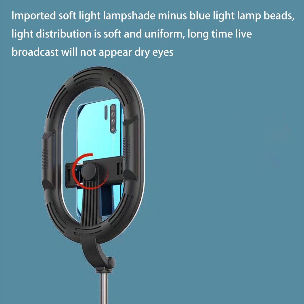 Fill Light Dimmable Adjustable Tripod Portable LED-Black
