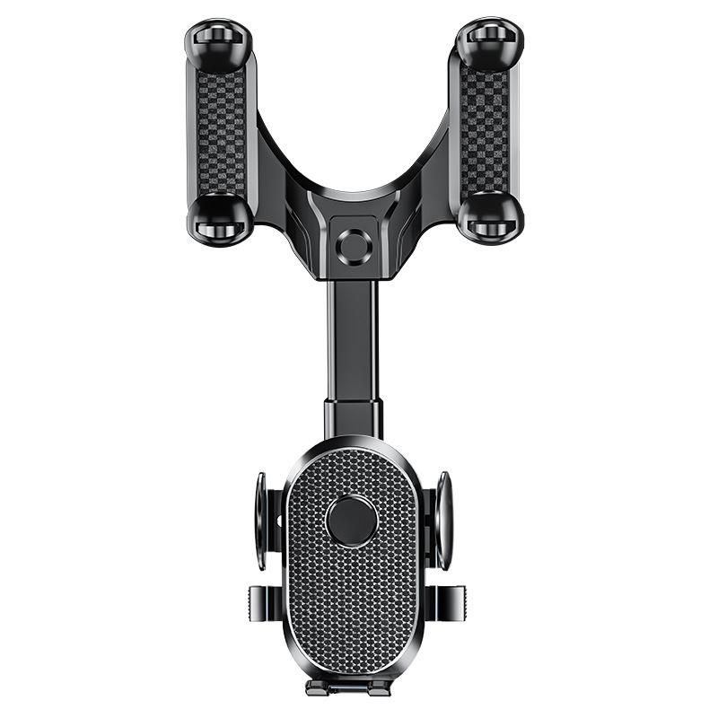 360° Rotatable Retractable Car Phone Holder Rearview Mirror Universal Auto GPS Navigation Bracket Adjustable Cell Phone Support MEI