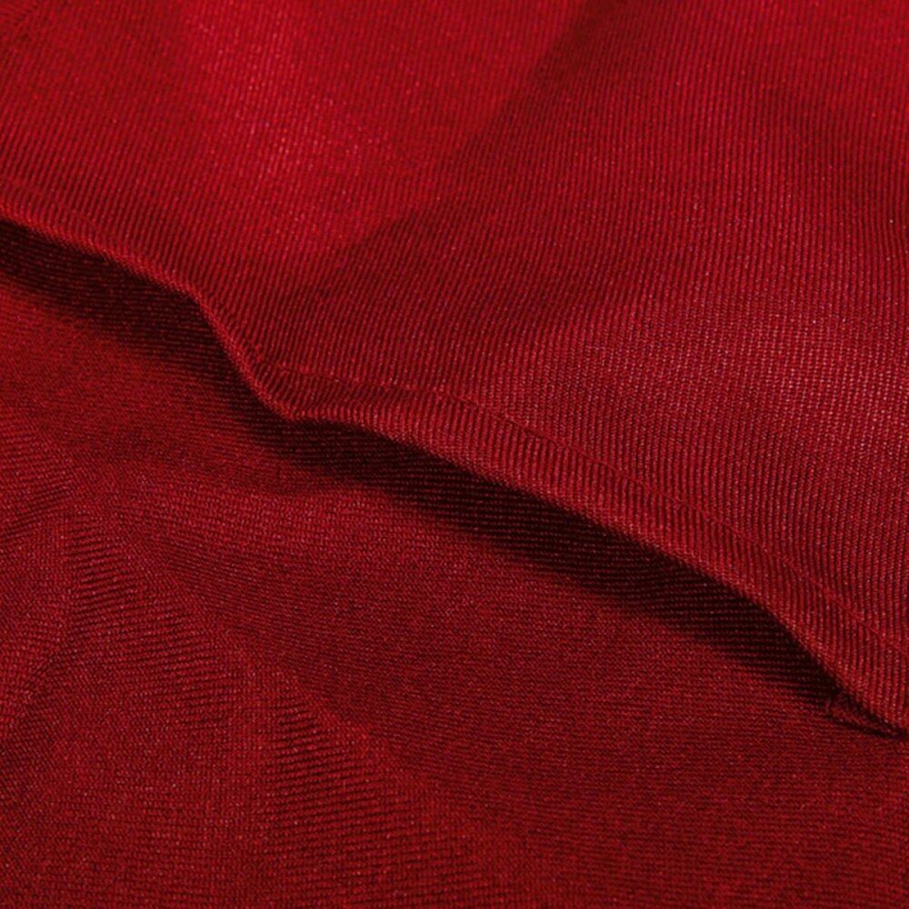 Bow Waist Front Pocket Cooking Chef Waiter Restaurant Kitchen Craft Bib Apron Red (red)