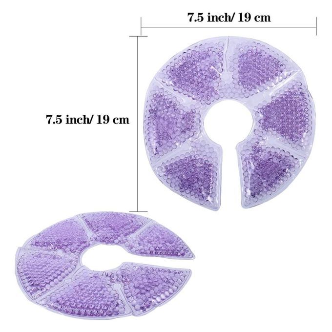 4 Pieces 4x Reusable Bead Ice  Pack Hot Cold Massager For Nursing